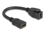 DELOCK Keystone Modul HDMI Buchse zu HDMI Buchse Schwarz