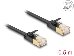 DELOCK RJ45 Netzwerkkabel Cat.6A Stec. zu Stecker U/FTP 0,5m