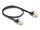 DELOCK RJ45 Netzwerkkabel Cat.6A Stec. zu Stecker U/FTP 0,5m