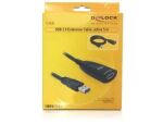 DeLOCK USB 3.0 5m USB Kabel USB 3.2 Gen 1 (3.1 Gen 1) Schwarz