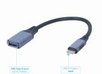 Gembird A-USB3C-OTGAF-01 USB Kabel USB 3.2 Gen 1 (3.1 Gen 1) 0,15 m USB C USB A 5 Gbit/s Grau