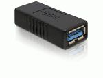DeLOCK USB 3.0-A Adapter USB-A Schwarz