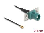 DELOCK Antennenkabel FAKRA E Stecker zu MHF I ST 1,13-20cm
