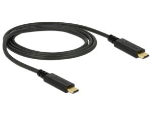 DeLOCK 85531 USB Kabel USB 3.2 Gen 2 (3.1 Gen 2) 1 m USB C 10 Gbit/s Schwarz