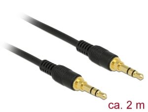 DeLOCK 85549 Audio-Kabel 2 m 3.5mm Schwarz