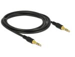 DeLOCK 85549 Audio-Kabel 2 m 3.5mm Schwarz
