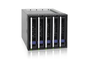 Icy Dock MB155SP-B Hard Drive Backplane Schwarz
