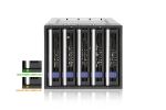 Icy Dock MB155SP-B Hard Drive Backplane Schwarz