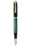 Pelikan Souverän® 1000 Füllfederhalter Integriertes Befüllsystem Schwarz, Gold, Grün 1 Stück(e)