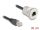 DELOCK RJ45 Einbaubuchse mit Kabelp. St.Cat.56 STP Alu. 30cm