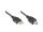 Alcasa 2510-025OFS USB Kabel USB 2.0 0,25 m USB A USB B Schwarz