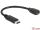 DeLOCK 65578 USB Kabel USB 2.0 0,15 m USB C Micro-USB B 0,48 Gbit/s Schwarz