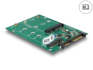 DELOCK SATA Konverter SATA 22Pin -> 67Pin M.2 NGFF +mSATA