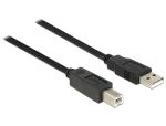 DeLOCK 11m, USB2.0-A - USB2.0-B USB Kabel USB A USB B 0,48 Gbit/s Schwarz