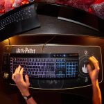 Numskull Games 154920 Mauspad Gaming-Mauspad Schwarz, Mehrfarbig, Rot