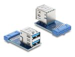 DELOCK USB3.0 Adapter Pinheader -> 2x A Bu/Bu horizon