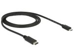 DeLOCK 83602 USB Kabel USB 2.0 1 m USB C Micro-USB B 0,48 Gbit/s Schwarz