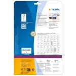 HERMA Video-Etiketten A4 147.3x20 mm weiß Papier...