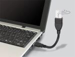 DeLOCK 0.15m 2xUSB3.0-A USB Kabel USB 3.2 Gen 1 (3.1 Gen 1) 0,15 m USB A 5 Gbit/s Schwarz