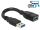 DeLOCK 0.15m 2xUSB3.0-A USB Kabel USB 3.2 Gen 1 (3.1 Gen 1) 0,15 m USB A 5 Gbit/s Schwarz