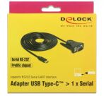 DeLOCK 62964 Paralleles Kabel Schwarz 1,8 m