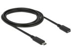 DeLOCK SuperSpeed USB USB Kabel USB 3.2 Gen 1 (3.1 Gen 1) 2 m USB C 5 Gbit/s Schwarz