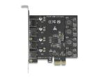 DELOCK PCI Express x1 Karte zu 4 x extern USB Typ-A Buchse