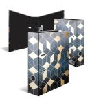 HERMA 7056 Ringmappe A4 Blau, Gold