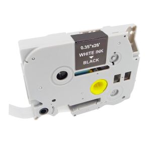MediaRange Kunststoff-Schriftbandkassette, für/ersetzt Brother® TZ-325/TZe-325, permanent haftend, 9mm, 8m, laminiert, weiß auf schwarz