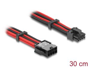 DELOCK Mainboard Powerkabel 8 Pin St. zu 6+2 Pin Bu. 30cm