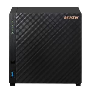 Asustor AS1204T NAS Tower Realtek RTD1619B 1 GB DDR4 0 TB ADM Schwarz