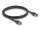 DeLOCK RJ45 Netzwerkkabel Cat.8.1 S/FTP 1 m bis 40 Gbps schwarz