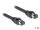 DeLOCK RJ45 Netzwerkkabel Cat.8.1 S/FTP 1 m bis 40 Gbps schwarz