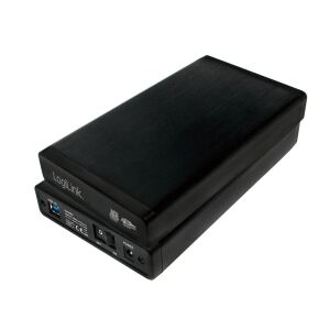 LogiLink UA0284 Speicherlaufwerksgehäuse HDD-Gehäuse Schwarz 3.5"