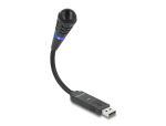 DELOCK USB Mikrofon mit Schwanenhals und Mute Button