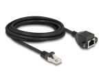 DELOCK RJ50 Verlängerungskabel Stecker zu Buchse S/FTP 3m SW