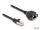 DELOCK RJ50 Verlängerungskabel Stecker zu Buchse S/FTP 3m SW
