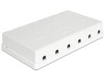 DELOCK Keystone Leergehäuse 6-Port