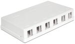 DELOCK Keystone Leergehäuse 6-Port
