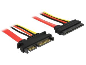 DELOCK SATA-Verl. SATA 22pin -> SATA 22pin St/Bu 0.50m rot