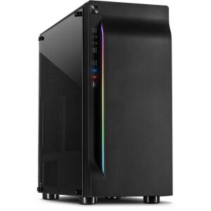 Inter-Tech A-3411 Creek Tower Schwarz