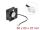 DELOCK Axiallüfter 12 V DC, 60 x 60 x 25 mm schwarz