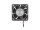 DELOCK Axiallüfter 12 V DC, 60 x 60 x 25 mm schwarz