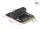 DELOCK Adapter M.2 Key A+E Stecker > Key M Slot gewinkelt