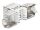DeLOCK Keystone Modul RJ45 Buchse zu LSA Cat.6A werkzeugfrei 90° winkelbar geschirmt für Kabeldurchmesser von 5,0 - 8,5 mm