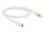 DELOCK Klinkeverl. 3,5mm -> 3,5mm St/Bu 1.00m 4Pin weiß