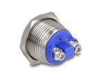 DELOCK Drucktaster zum Einbau 19 mm 2 x Schraubkl.Taster fla