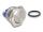 DELOCK Drucktaster zum Einbau 19 mm 2 x Schraubkl.Taster fla