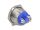 DELOCK Drucktaster zum Einbau 19 mm 2 x Schraubkl.Taster fla