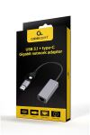 Gembird A-USB3AC-LAN-01 USB 3.1 + type-C Gigabit network adapter space grey